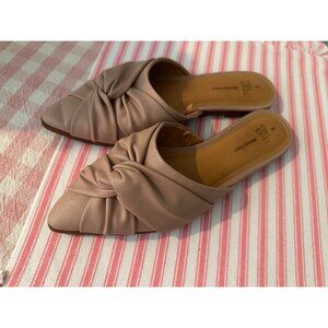 Time and Tru Memory Foam Light Pink Mule Flat Slides Size 9